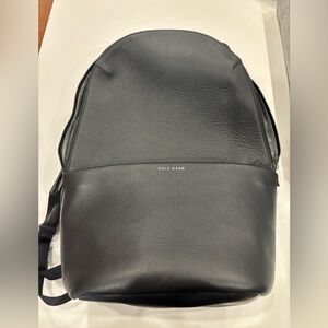 Cole Haan Charcoal Leather Men's Backpack